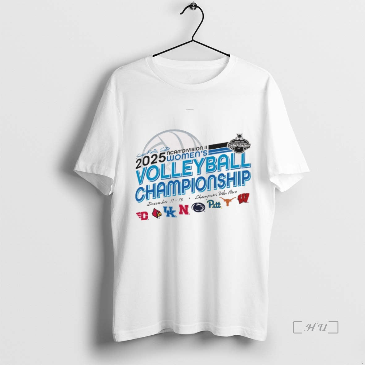 Officials Sioux Falls Sd 2025 Ncaa Division Ii Womens Volleyball Championship December 11 13 Champions T-Shirts, Hoodie,...