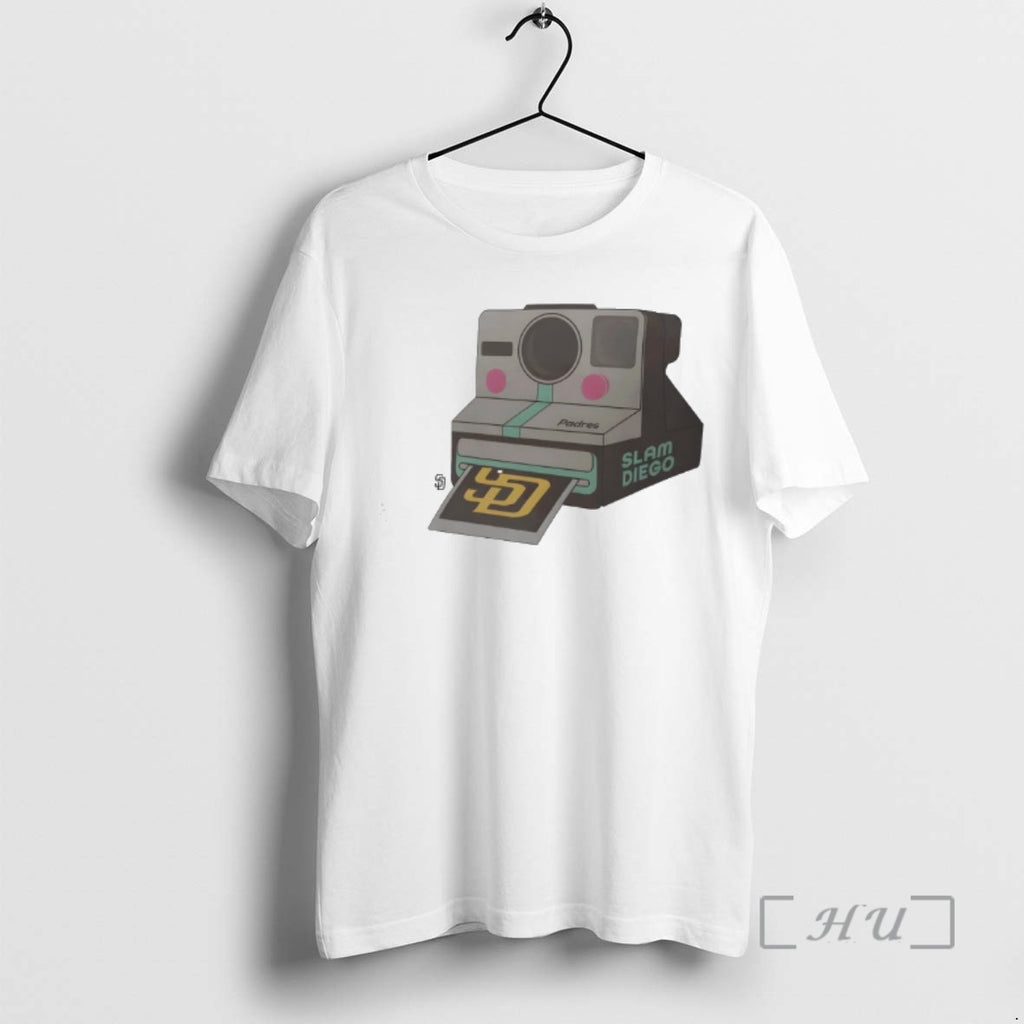Officials Slam Diego Padres Polaroid Camera Mlb Graphic T-Shirts, Hoodie, Sweatshirt | DripVista.com
