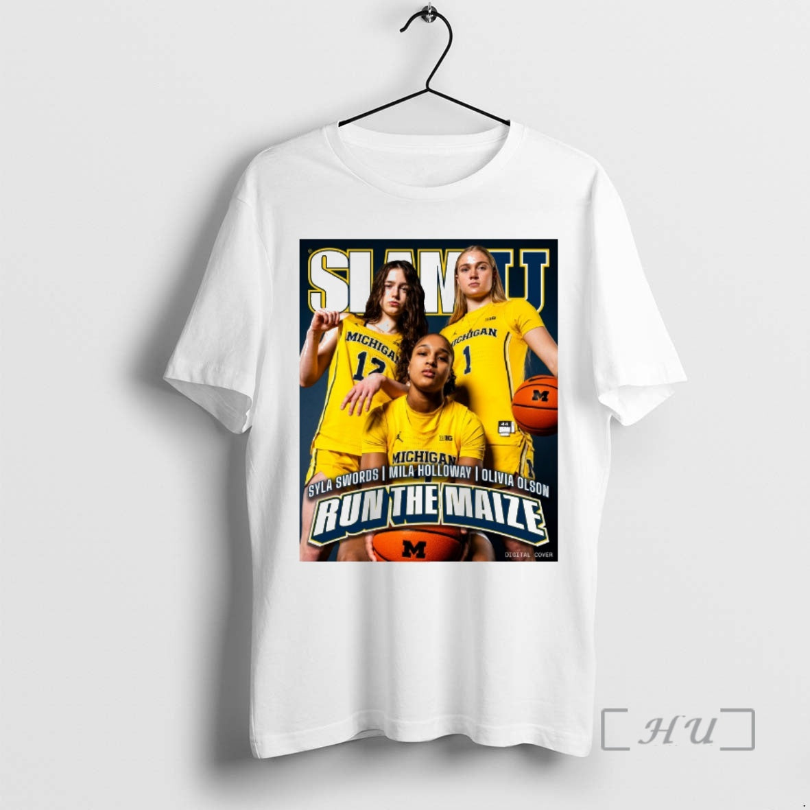 Officials Slam U Syla Swords Mila Holloway And Olivia Olson Wolverines Run The Maize Premium T-Shirts, Hoodie, Sweatshirt