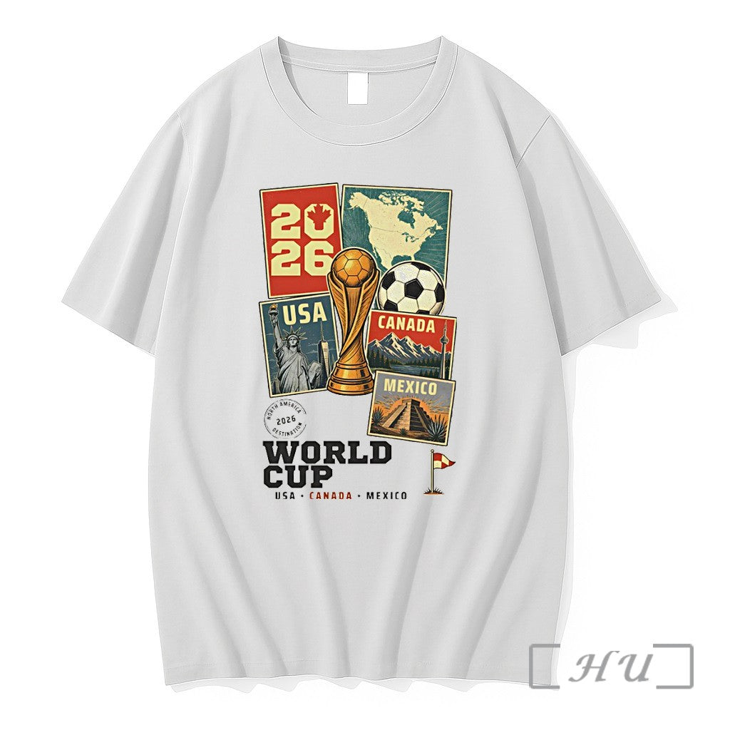Officials Soccer World Cup North America 2026 Usa Canada Mexico Destinations Premium T Shirts Sweater