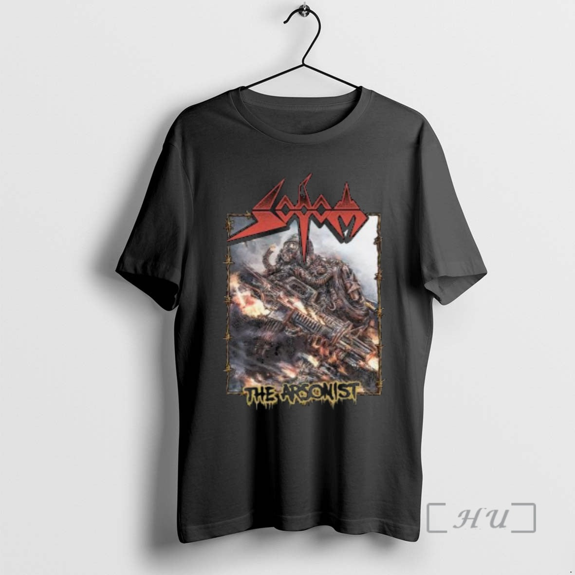 Officials Sodom Band The Arsonist Circle Black T-Shirts, Hoodie, Sweatshirt | DripVista.com