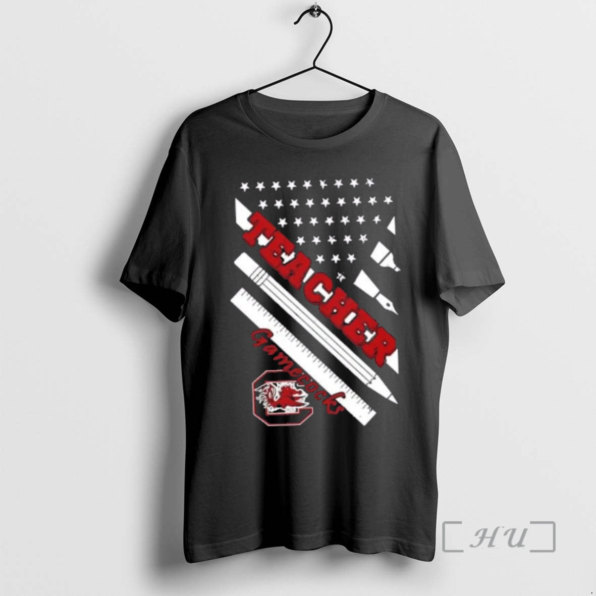 Officials South Carolina Gamecocks X Teacher American Flag T-Shirts, Hoodie, Sweatshirt | DripVista.com