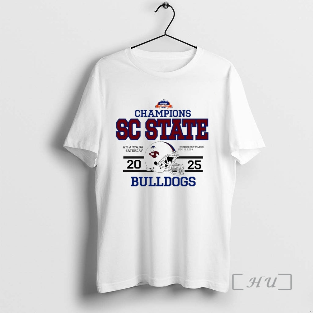 Officials South Carolina State Bulldogs 2025 Cricket Celebration Bowl Champions Ornaments Premium T Shirts Sweater...
