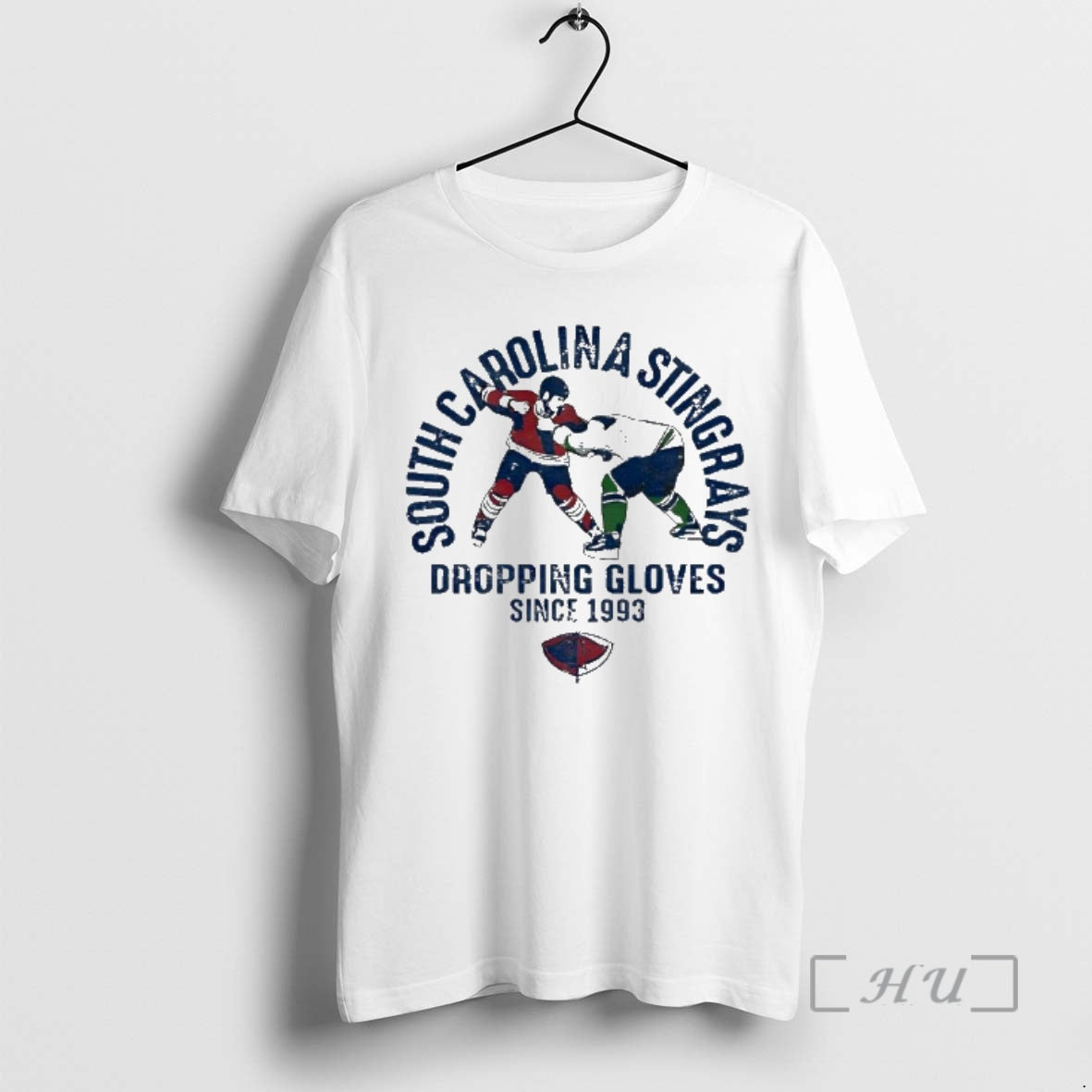 Officials South Carolina Stingrays Dropping Gloves Since 1993 Hockey T-Shirts, Hoodie, Sweatshirt | DripVista.com