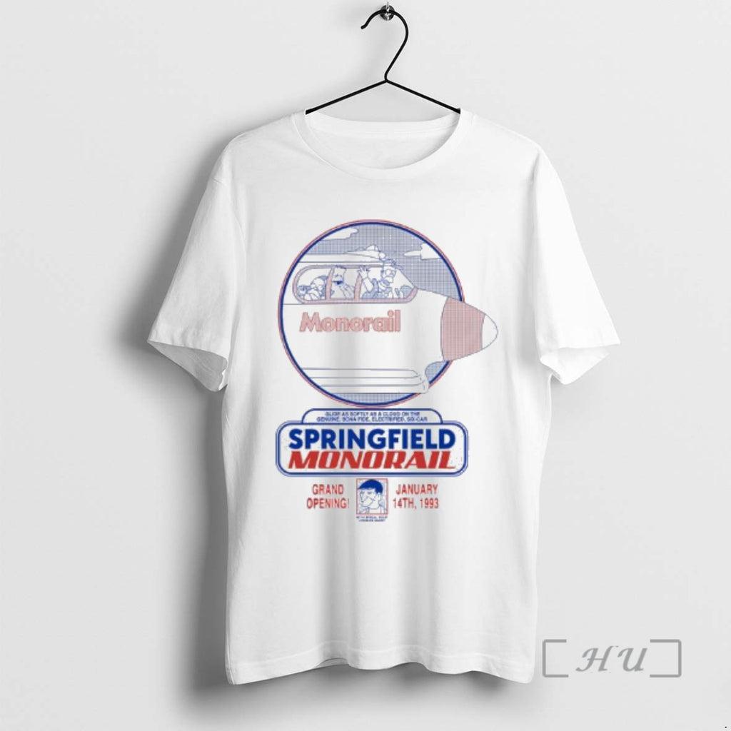 Officials Springfield Monorail Grand Poening T-Shirts, Hoodie, Sweatshirt | DripVista.com