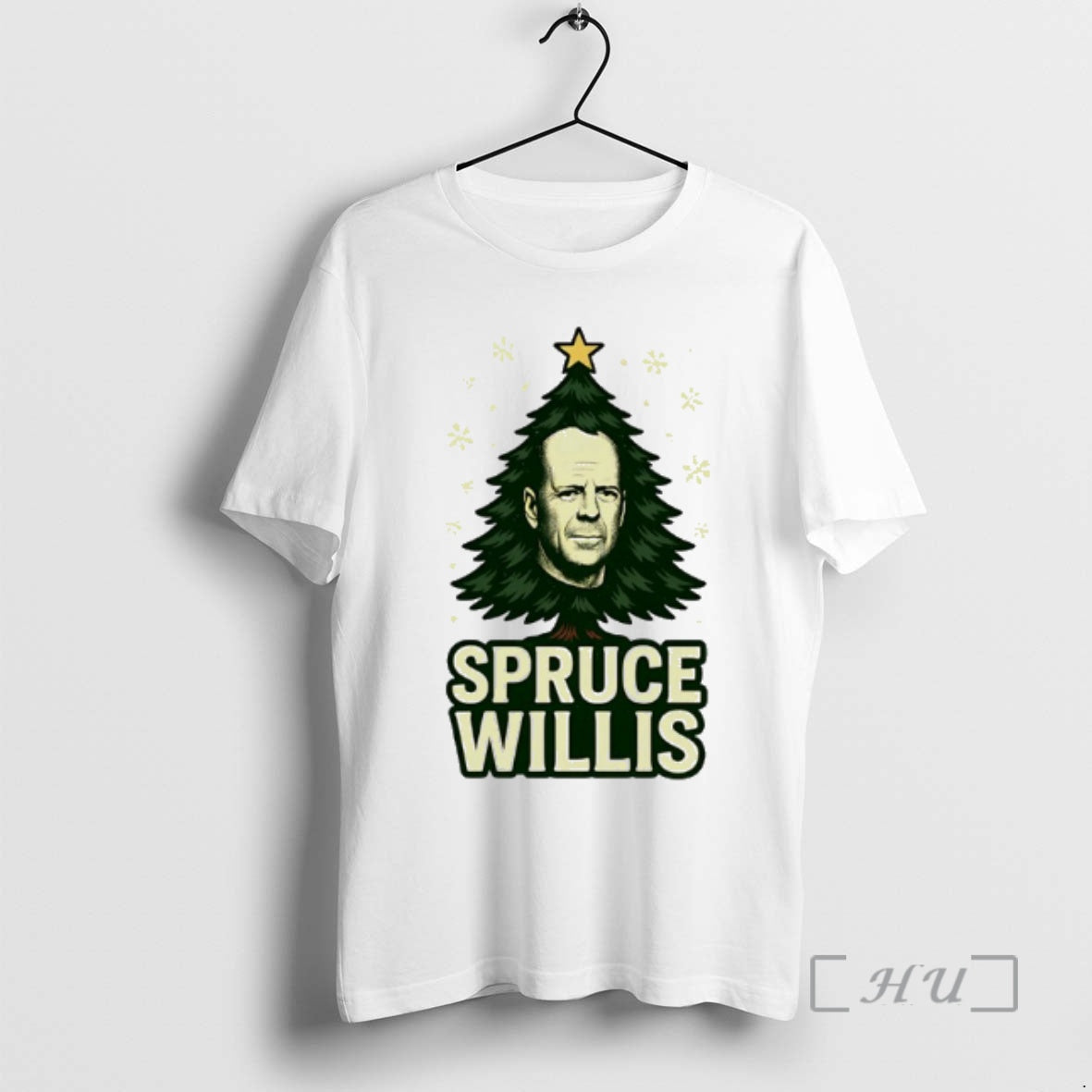 Officials Spruce Willis Christmas Tree Christmas T-Shirts, Hoodie, Sweatshirt | DripVista.com