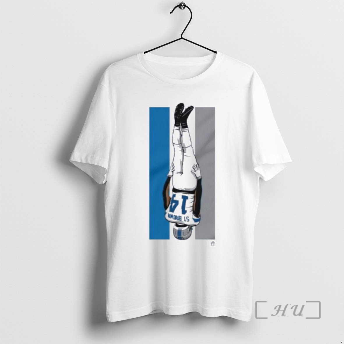 Officials St Brown Celly Racing Stripe T-Shirts, Hoodie, Sweatshirt | DripVista.com