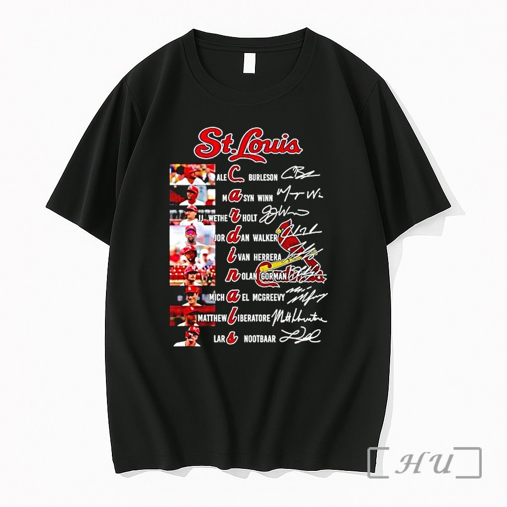 Officials St Louis Cardinals Signatures Team Players