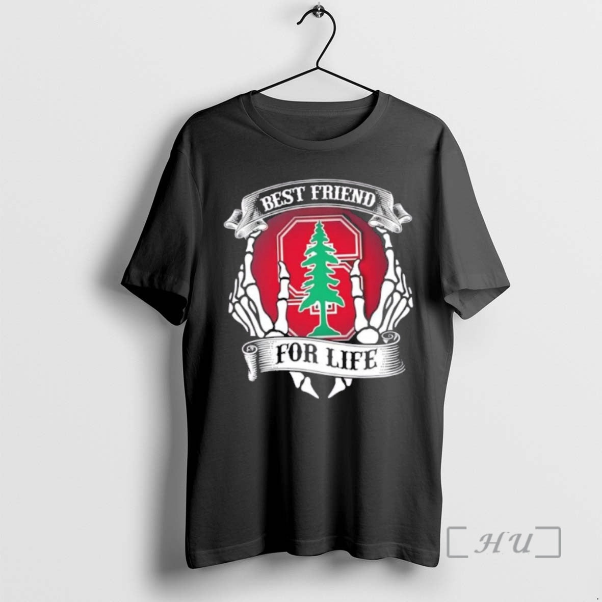 Officials Stanford Cardinal Best Friend For Life Hands Bones T-Shirts, Hoodie, Sweatshirt | DripVista.com