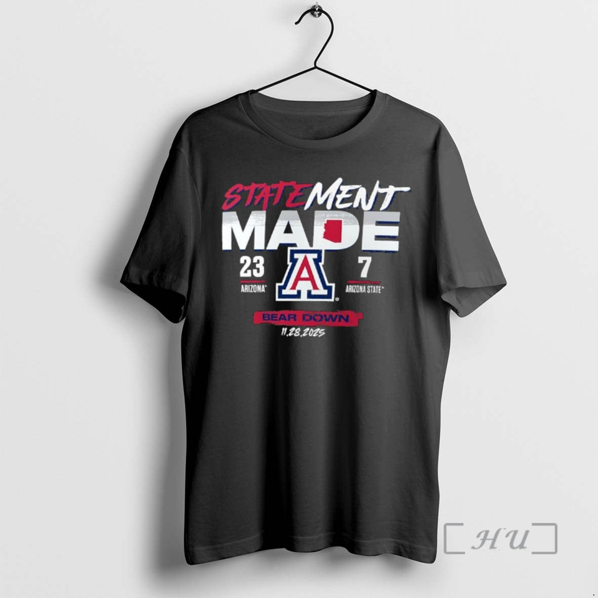 Officials Statement Made Arizona Wildcats Wins Arizona State Sun Devils 23 7 Score Premium T-Shirts, Hoodie, Sweatshirt