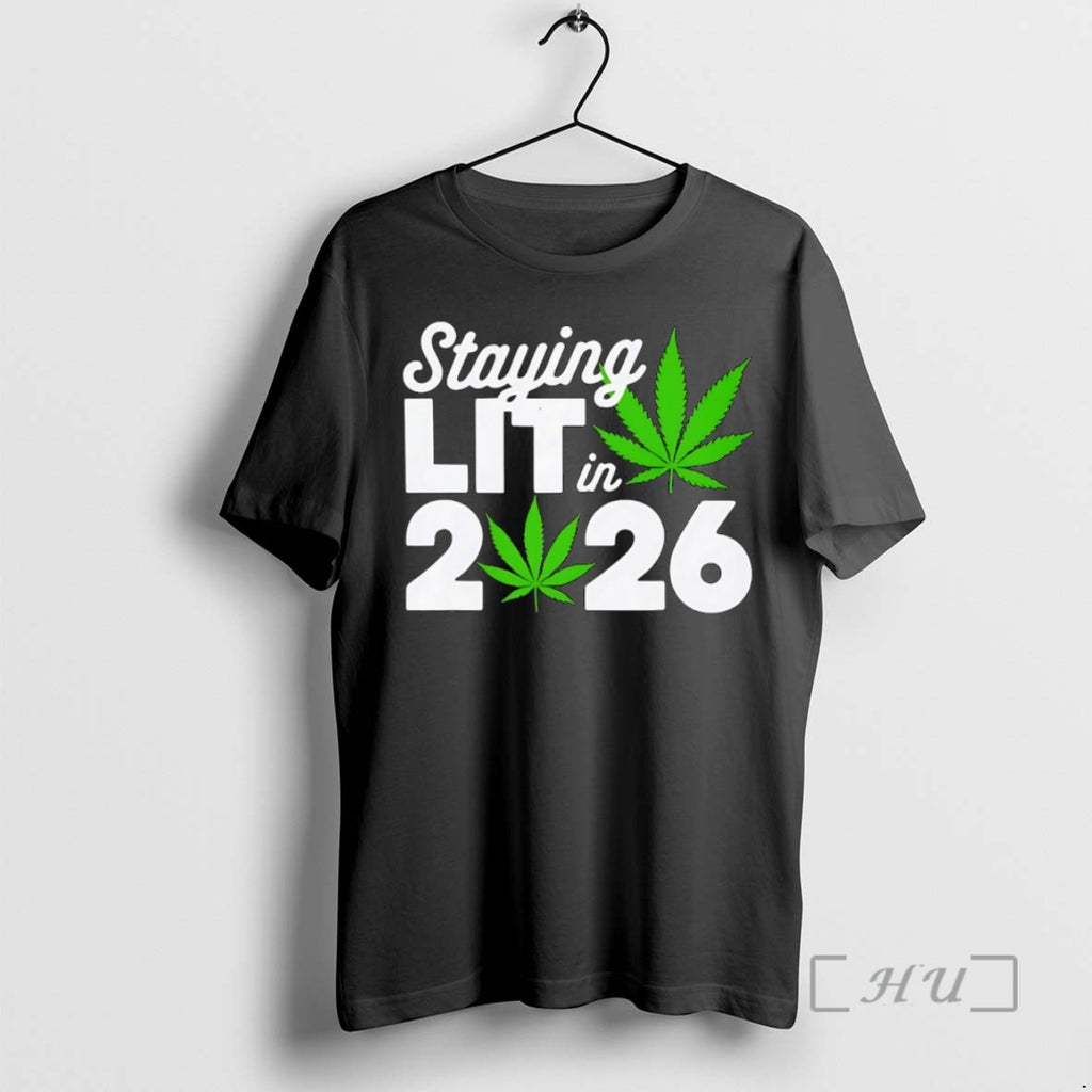 Officials Staying Lit In 2026 High Wasted Marijuana Weed T-Shirts, Hoodie, Sweatshirt | DripVista.com