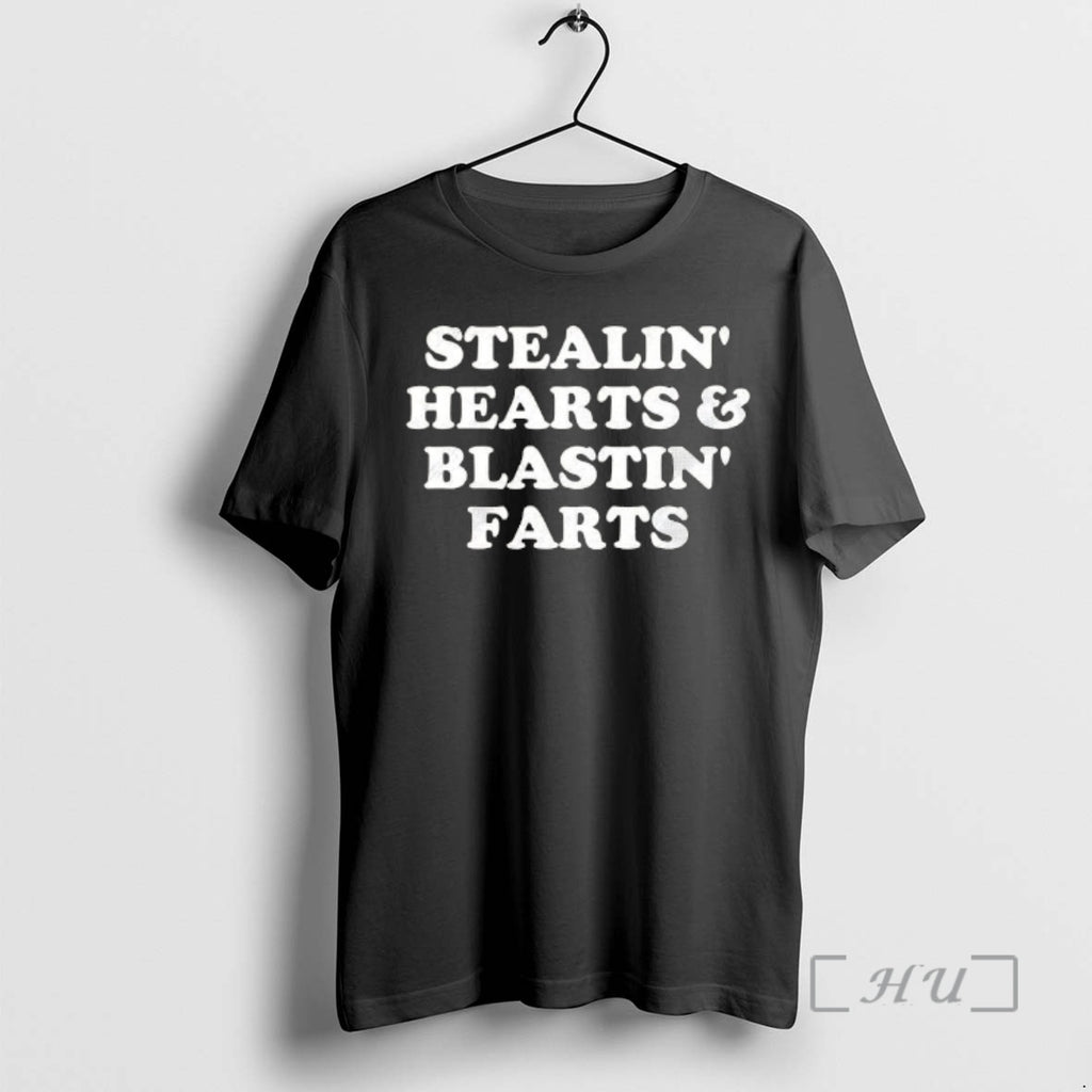 Officials Stealin Hearts And Blastin Farts Funny Valentines Day T-Shirts, Hoodie, Sweatshirt | DripVista.com