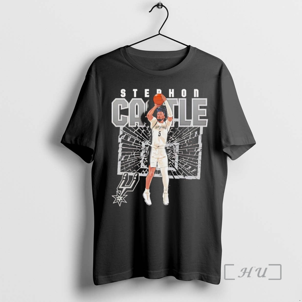 Officials Stephon Castle Backboard Shattering San Antonio Spurs T-Shirts, Hoodie, Sweatshirt | DripVista.com