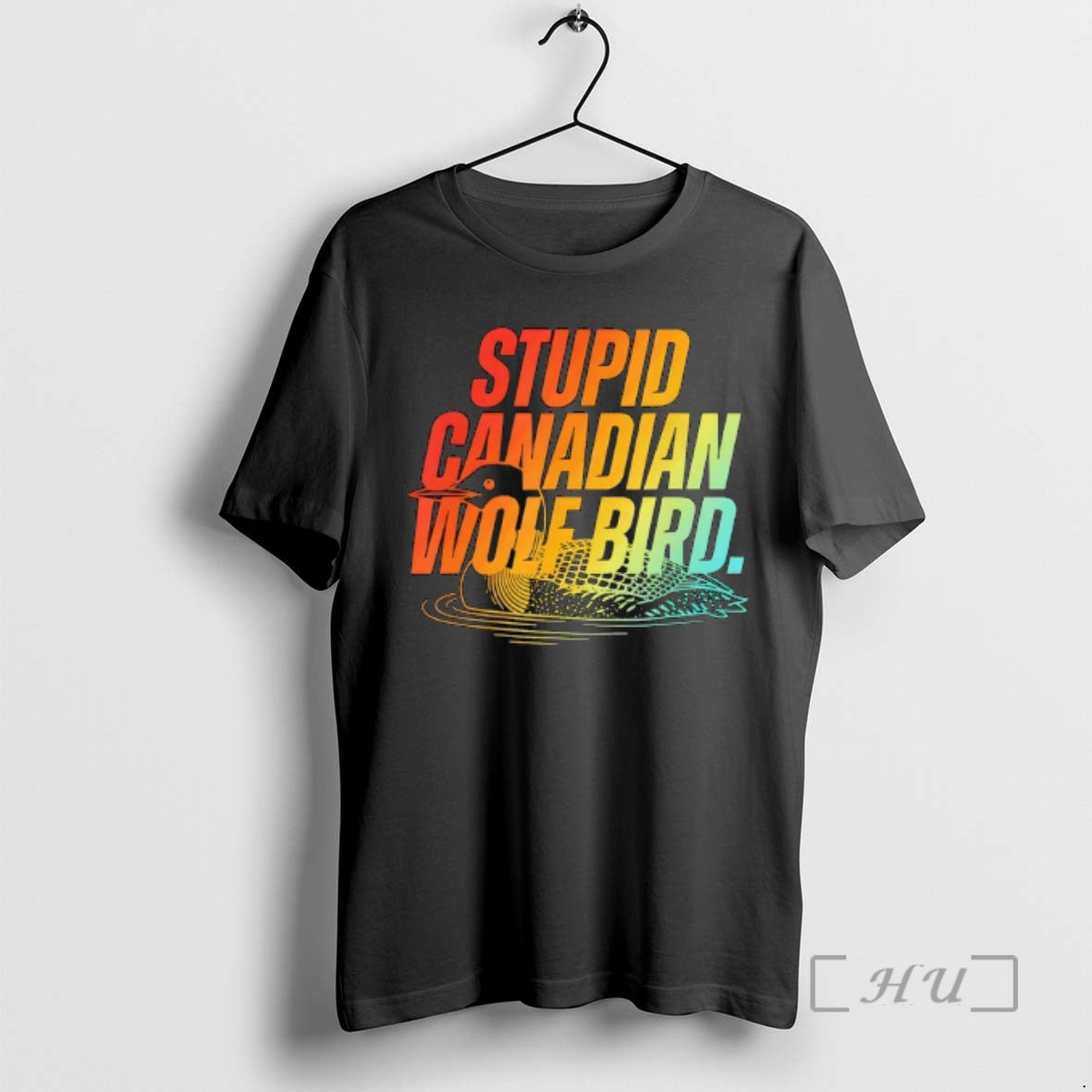Officials Stupid Canadian Wolf Bird Funny Design T-Shirts, Hoodie, Sweatshirt | DripVista.com