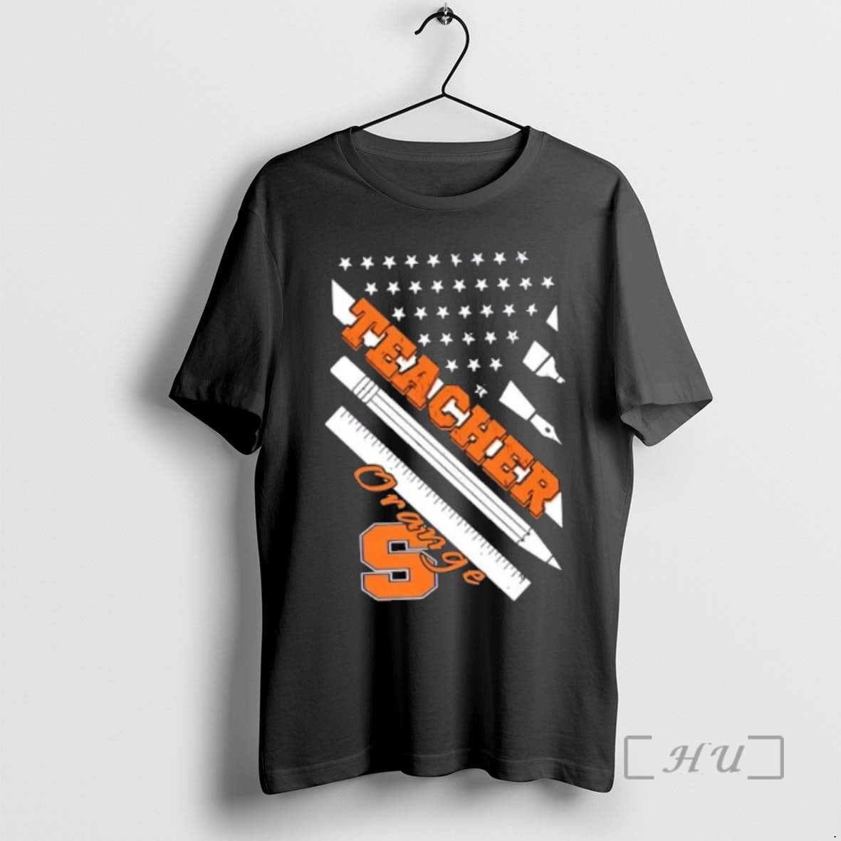Officials Syracuse Orange X Teacher American Flag T-Shirts, Hoodie, Sweatshirt | DripVista.com