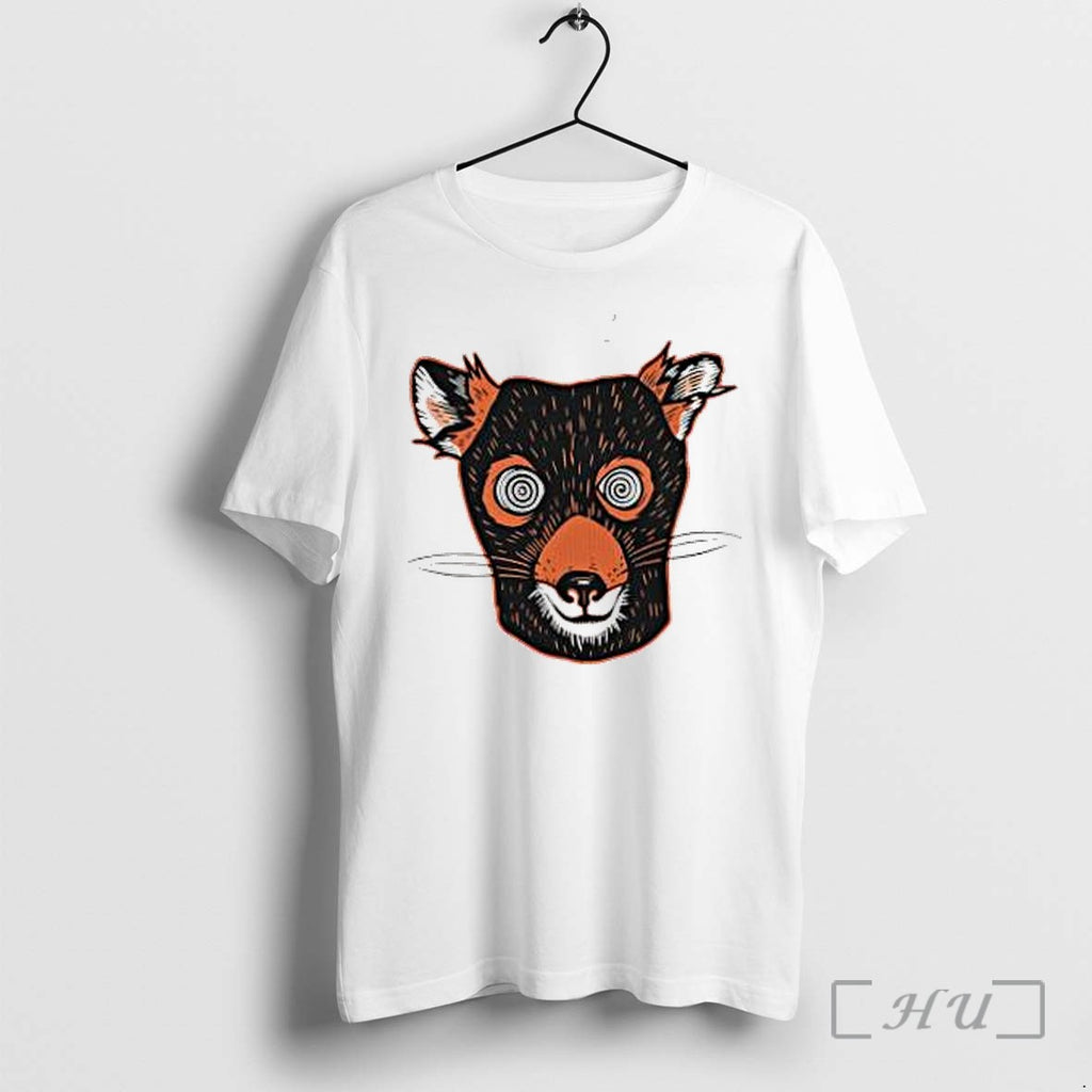 Officials Tasmanian Devil Hypnotized Eyes Illustration Mascot