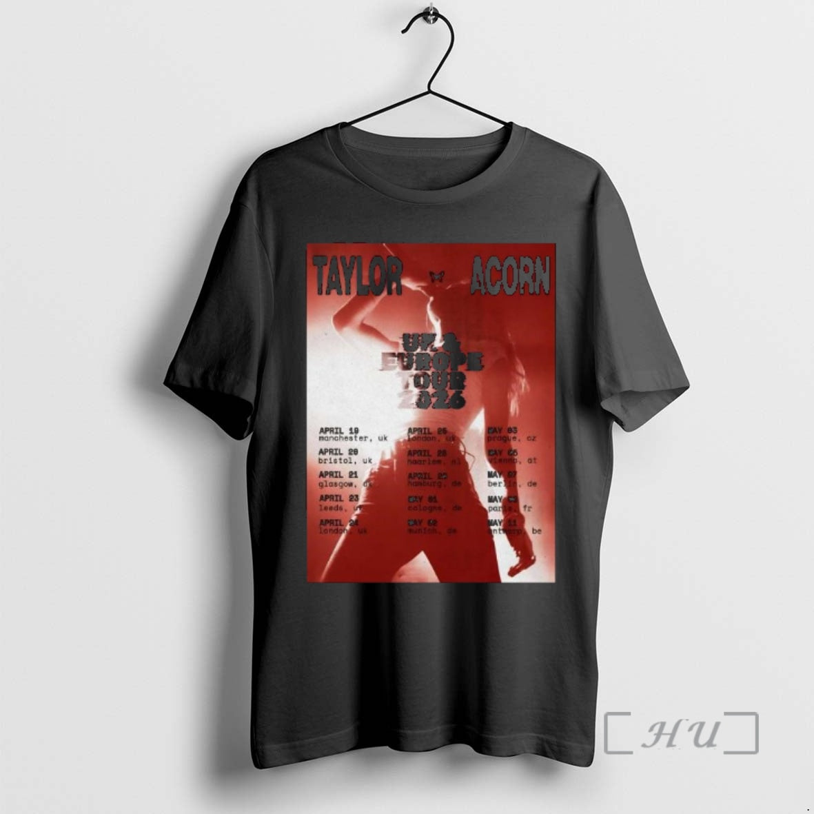 Officials Taylor Acorn Uk And Europe 2026 Shows T-Shirts, Hoodie, Sweatshirt | DripVista.com