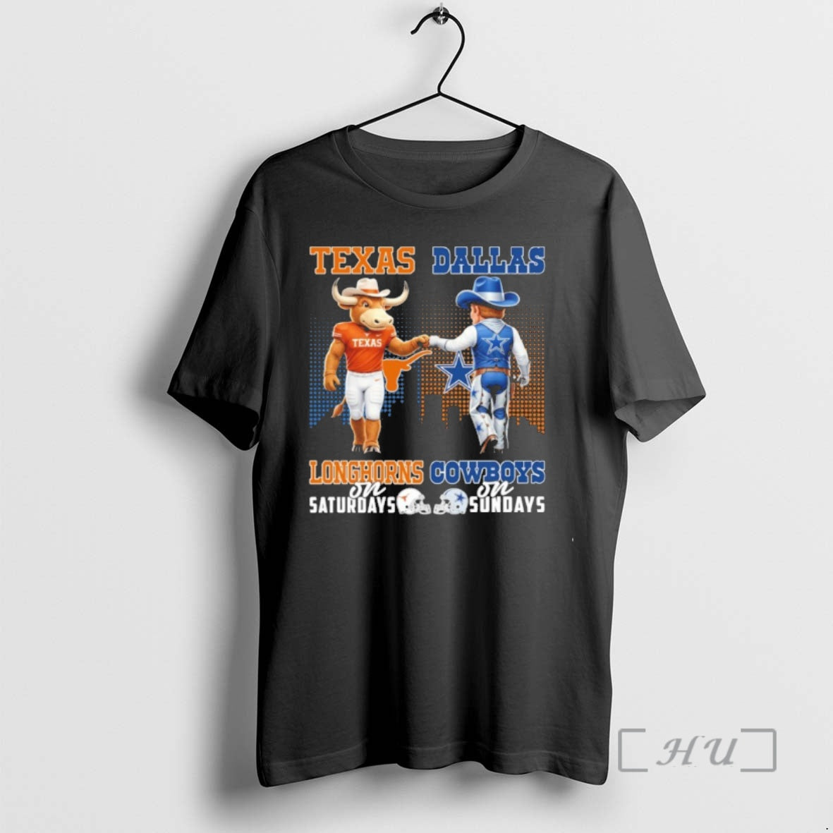 Officials Texas Longhorns On Saturdays X Dallas Cowboys On Sundays City Vintage Premium T Shirts Hoodie, Sweatshirt
