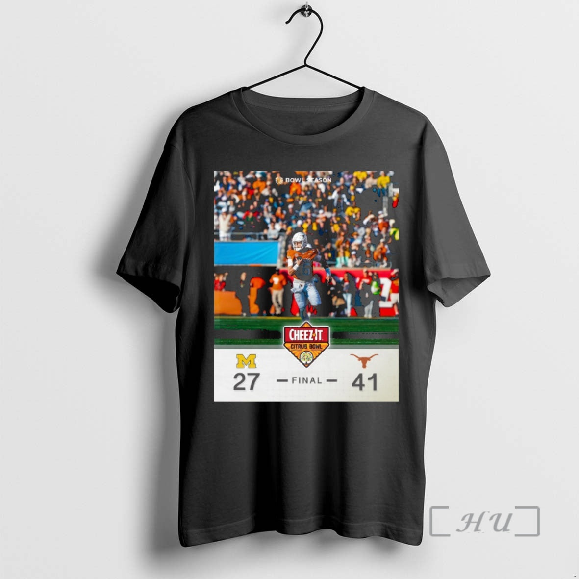 Officials Texas Longhorns Defeated Michigan Wolverines 2025 Cheez It Citrus Bowl Final Score 41 27 T-Shirts, Hoodie,...