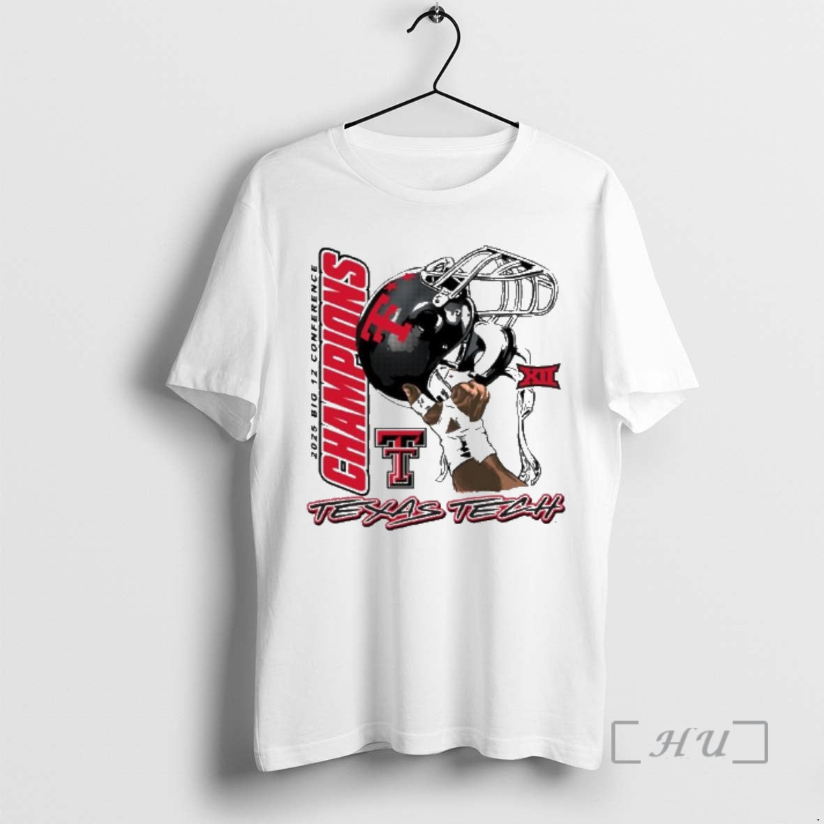 Officials Texas Tech Red Raiders 2025 Big 12 Champions Raise Em Up Premium T Shirts Hoodie, Sweatshirt | DripVista.com