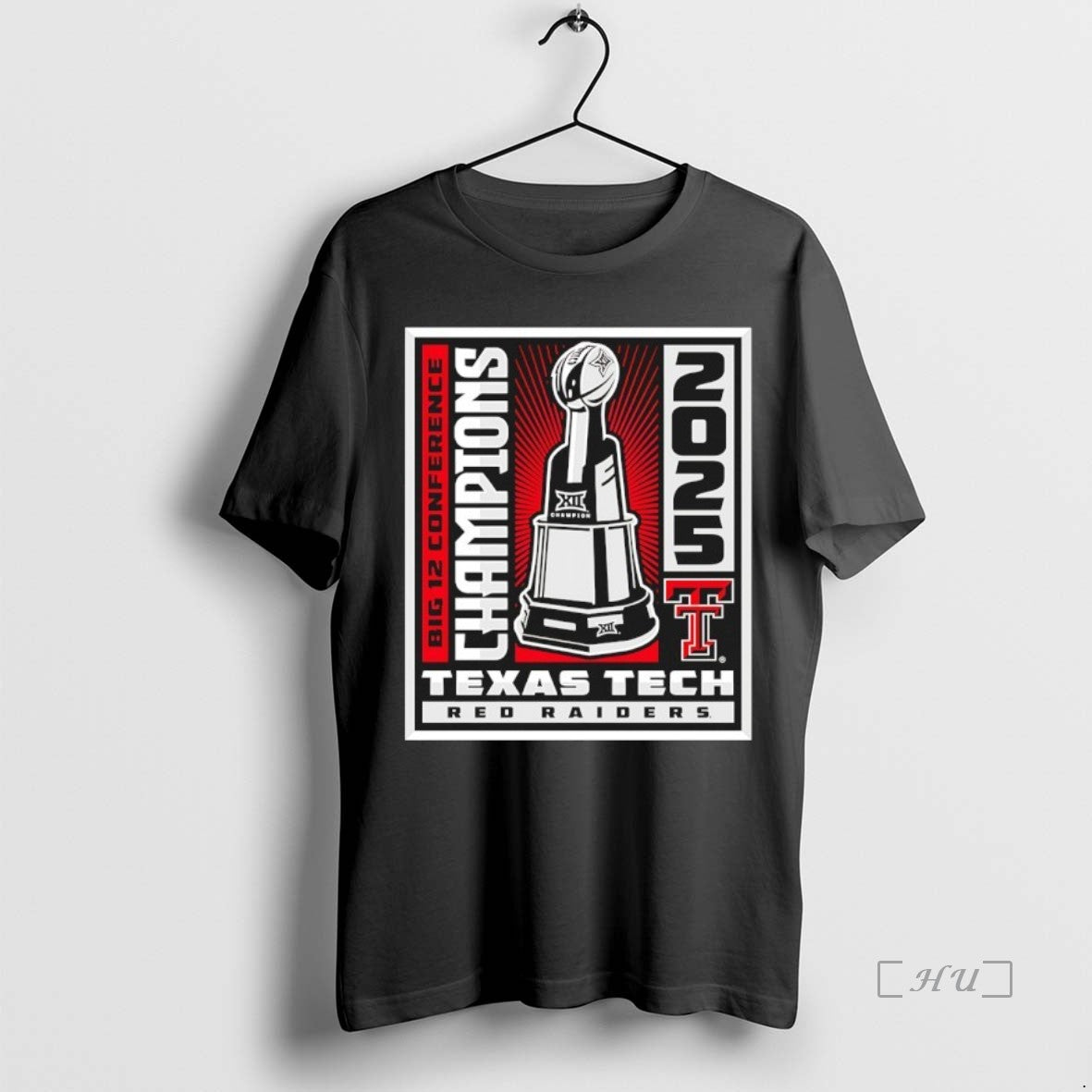 Officials Texas Tech Red Raiders 2025 Big 12 Conference Champions Winner Win Trophy Premium T-Shirts, Hoodie, Sweatshirt