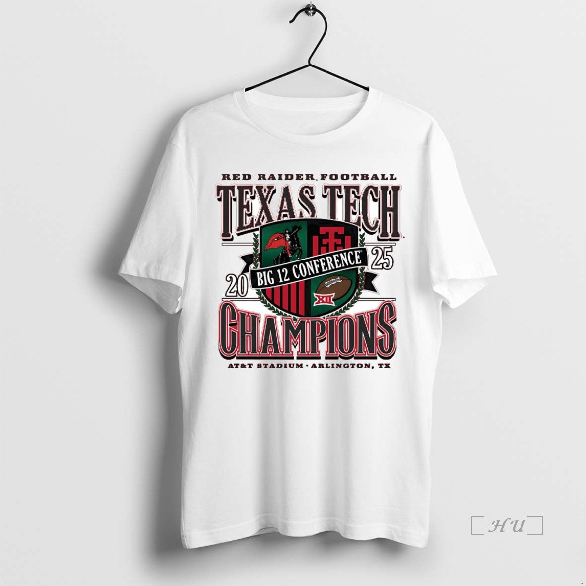 Officials Texas Tech Red Raiders 2025 Big 12 Conference Champions Att Stadium Premium T Shirts Hoodie, Sweatshirt