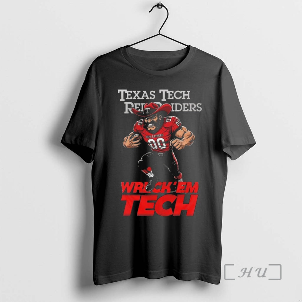 Officials Texas Tech Red Raiders Ncaa Mascot Wreck Em Tech 2026 Premium T Shirts Sweater Hoodie, Sweatshirt | DripVista.com