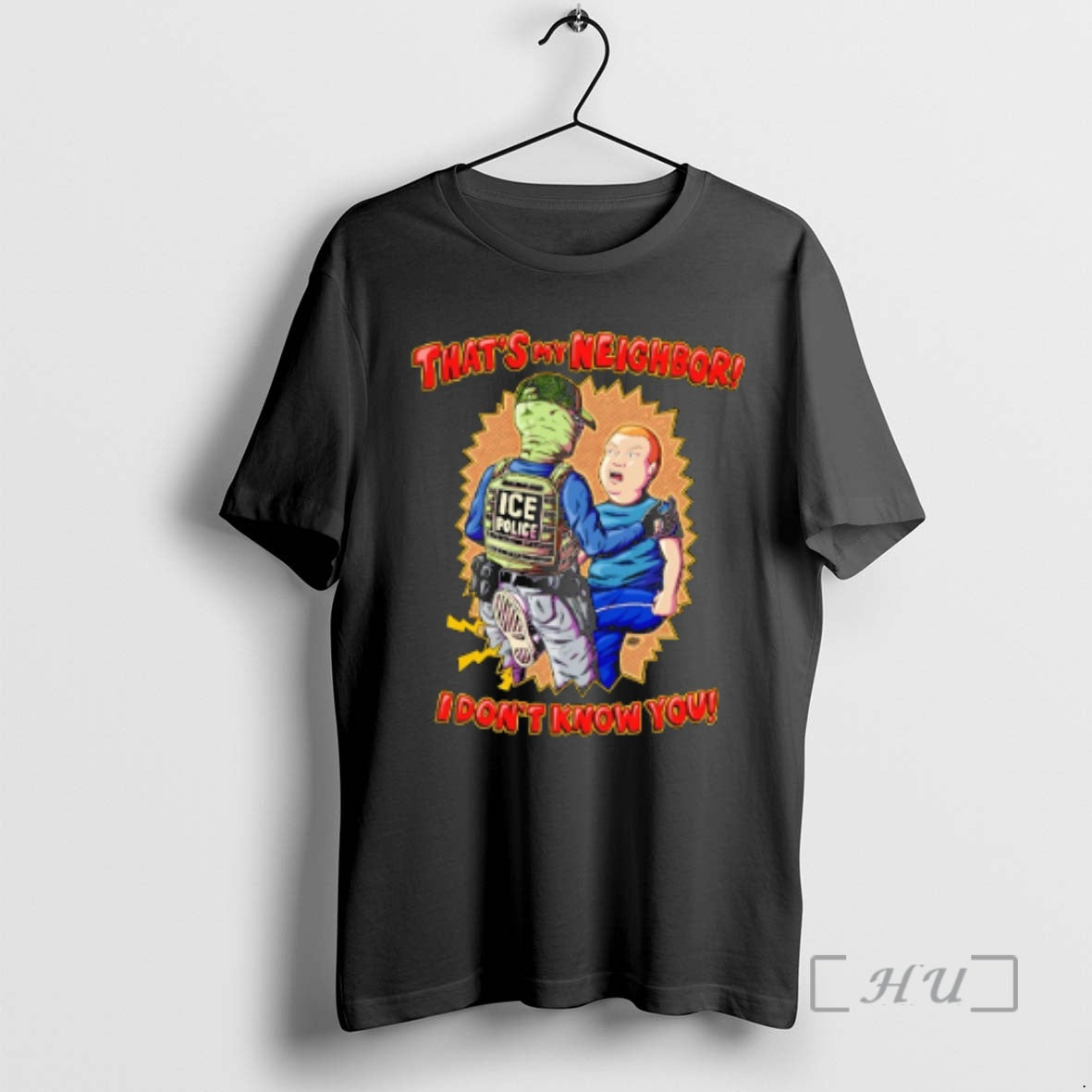 Officials Thats My Neighbor I Dont Know You Ice King Of The Hill Premium T-Shirts, Hoodie, Sweatshirt | DripVista.com