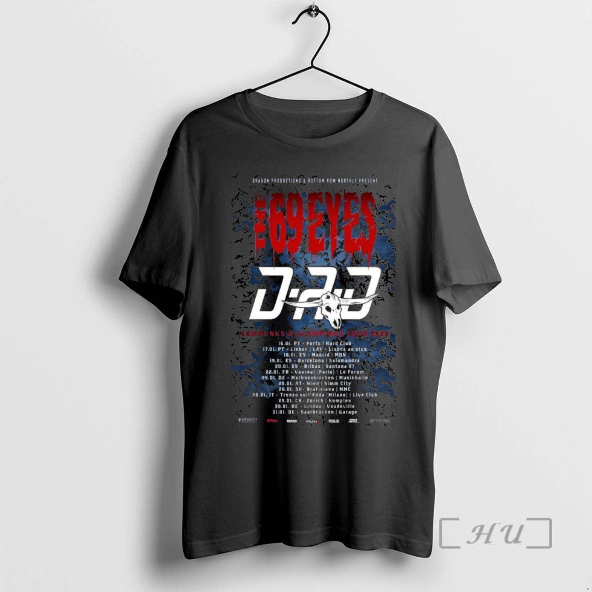 Officials The 69 Eyes More Shows In January 2026 T-Shirts, Hoodie, Sweatshirt | DripVista.com