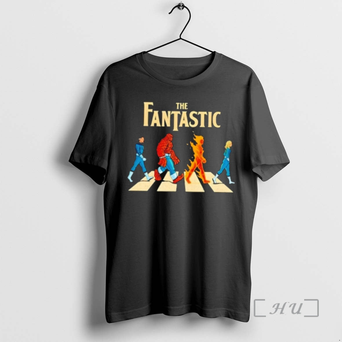 Officials The Fantastic Four Superhero Team Abbey Road T-Shirts, Hoodie, Sweatshirt | DripVista.com