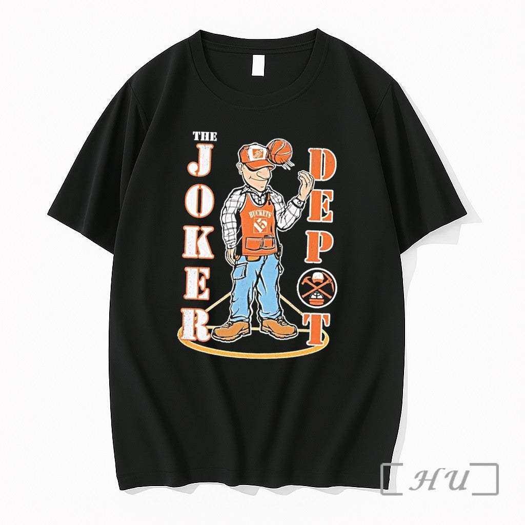 Officials The Joker Depot Basketball Player Building Supplies Funny Graphic Black Premium T Shirts Sweater