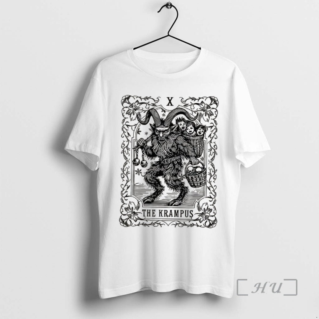 Officials The Krampus Tarot Card Goth Occult Christmas T-Shirts, Hoodie, Sweatshirt | DripVista.com