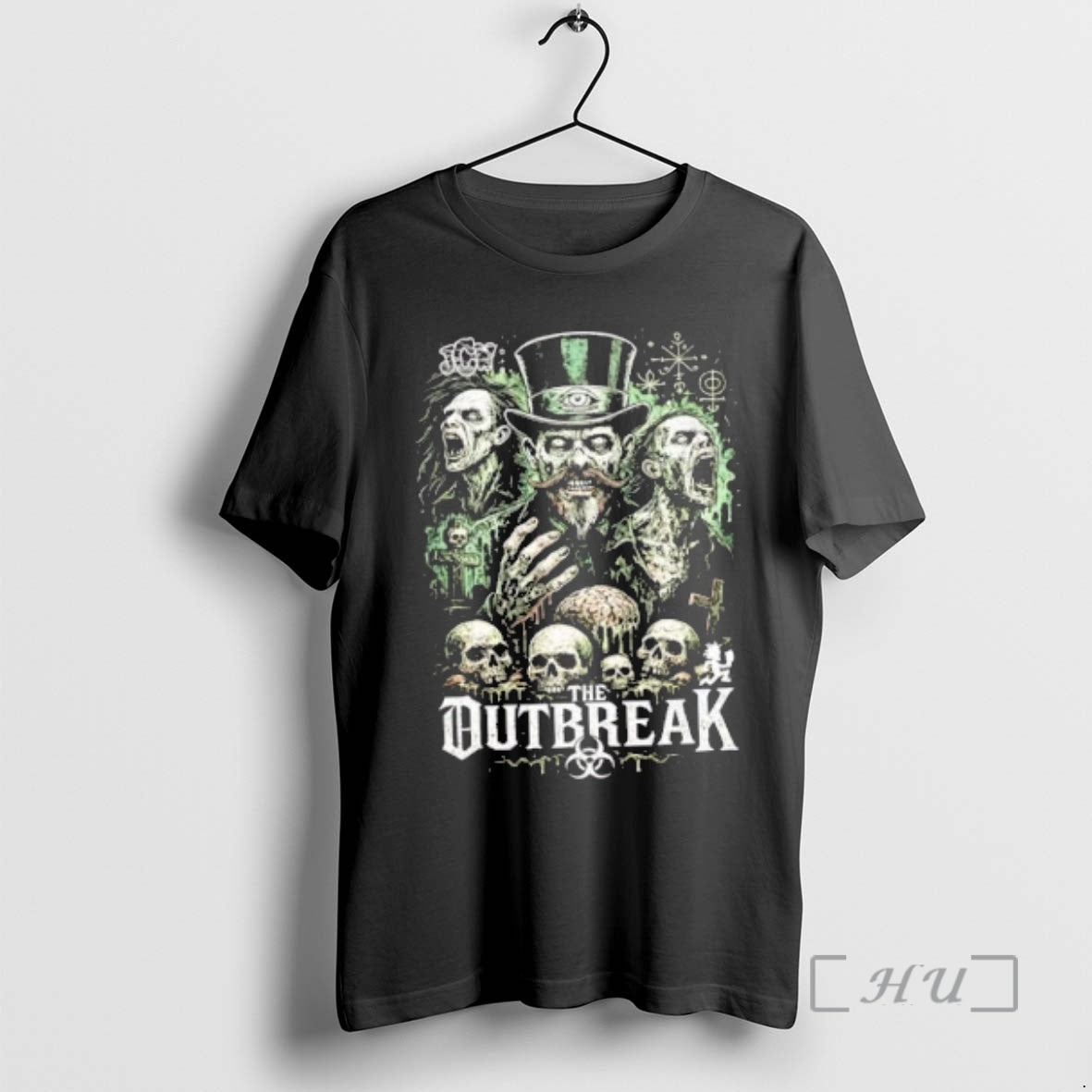 Officials The Outbreak Jcw Outbreak Voodoo Graveyard T-Shirts, Hoodie, Sweatshirt | DripVista.com