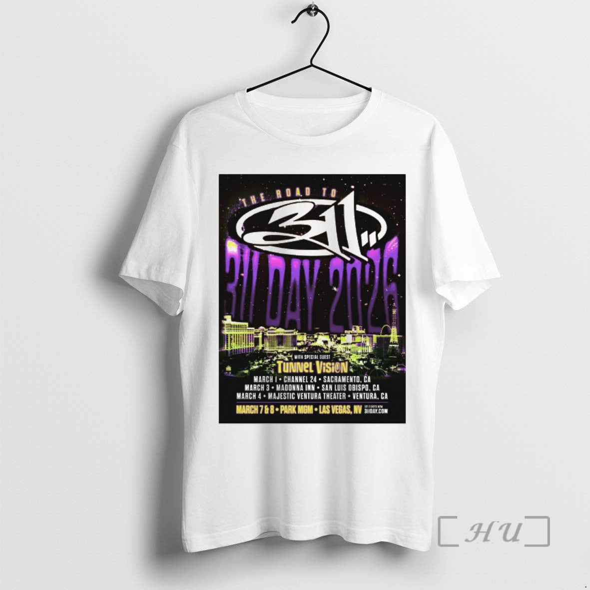 Officials The Road To 311 Day 2026 Tour March March 7 8 Las Vegas Nv T-Shirts, Hoodie, Sweatshirt | DripVista.com