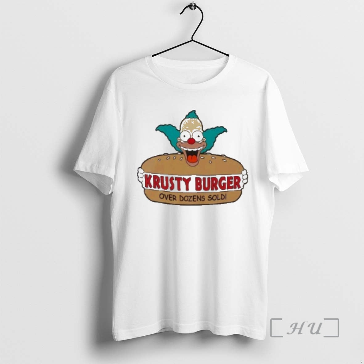 Officials The Simpsons Krusty Burger Logo T-Shirts, Hoodie, Sweatshirt | DripVista.com