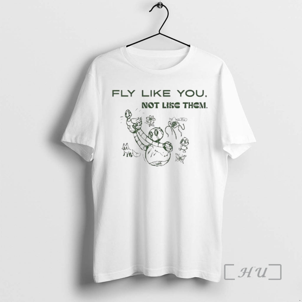 Officials The Wild Robot Fly Like You Not Like Them T-Shirts, Hoodie, Sweatshirt | DripVista.com