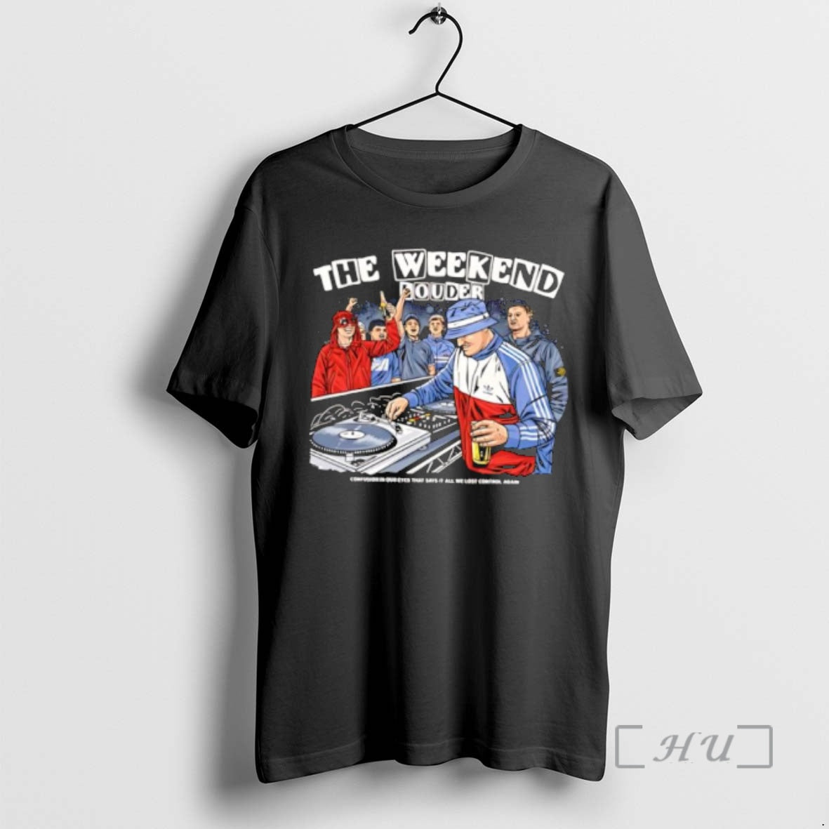 Officials The Weekend Louder Dj Crowd Illustration Graphic T-Shirts, Hoodie, Sweatshirt | DripVista.com