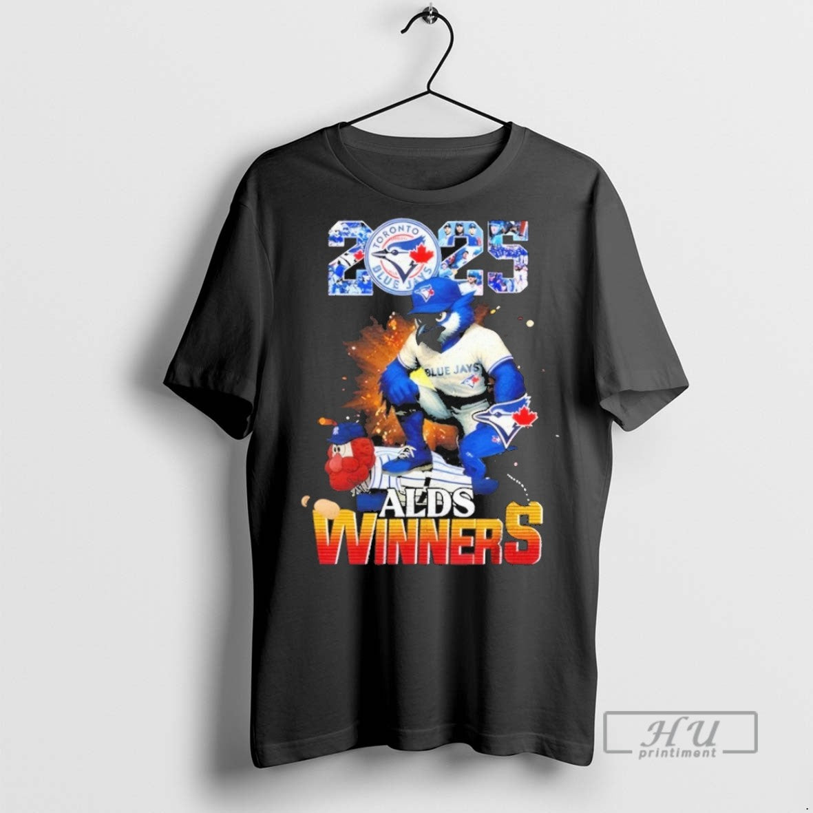 Officials Toronto Blue Jays Winners Alds 2025 Mascot T Shirts Sweatshirt Hoodies