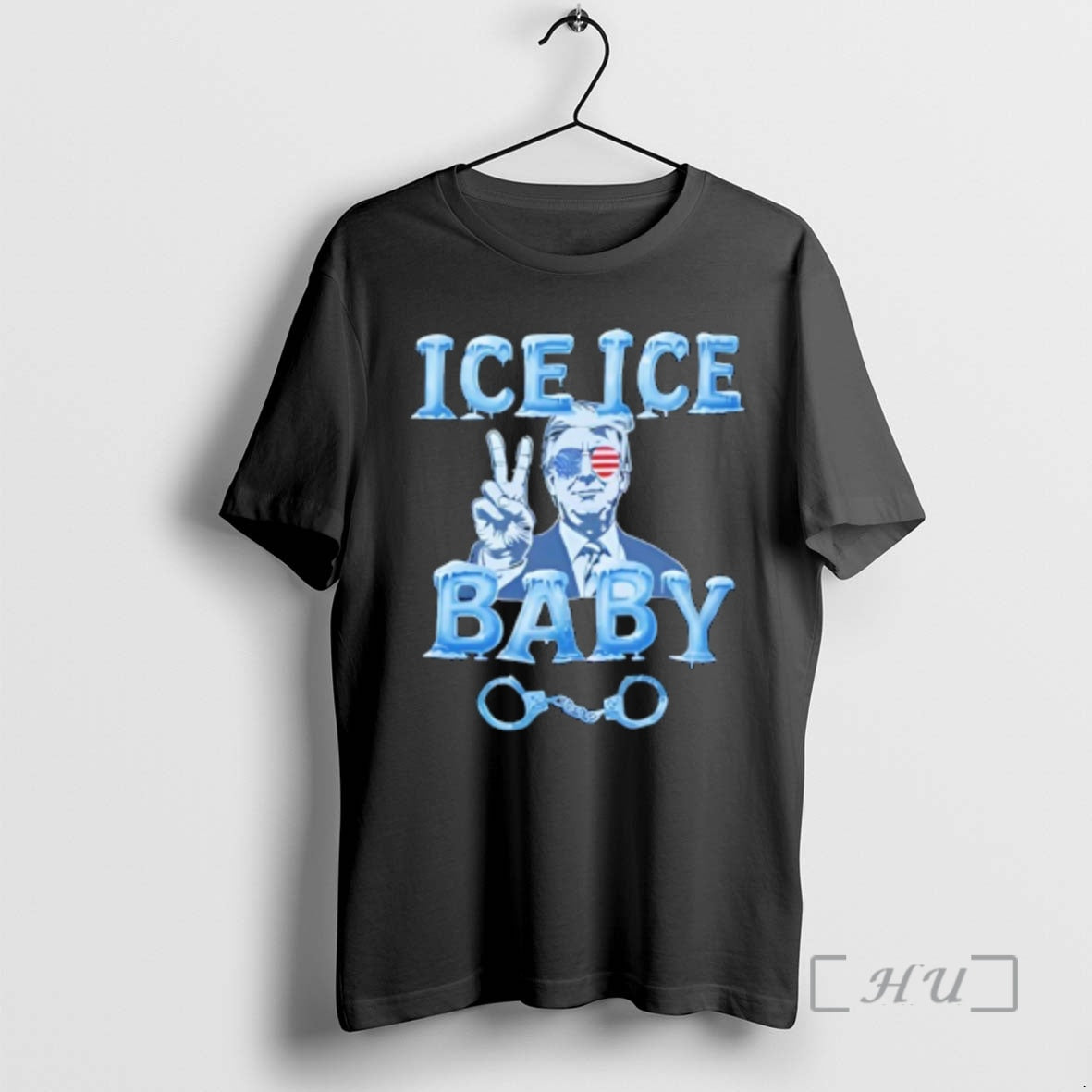 Officials Trump Ice Ice Baby Funny Trump T-Shirts, Hoodie, Sweatshirt | DripVista.com