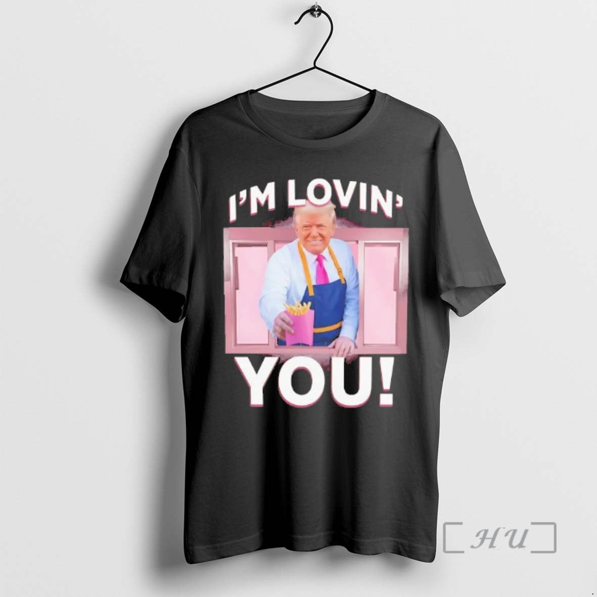 Officials Trump Mcdonalds Im Lovin You Valentines Day T-Shirts, Hoodie, Sweatshirt | DripVista.com