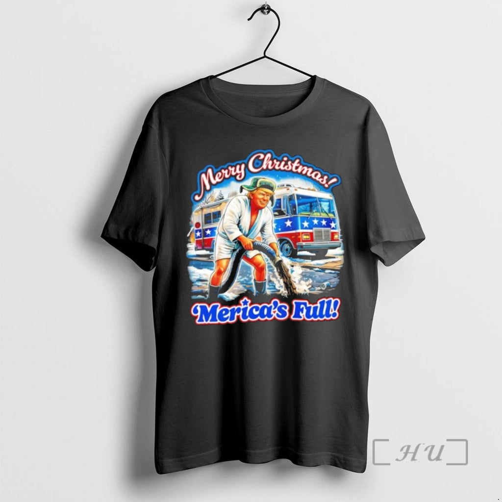 Officials Trump Merry Christmas Mericas Full T-Shirts, Hoodie, Sweatshirt | DripVista.com