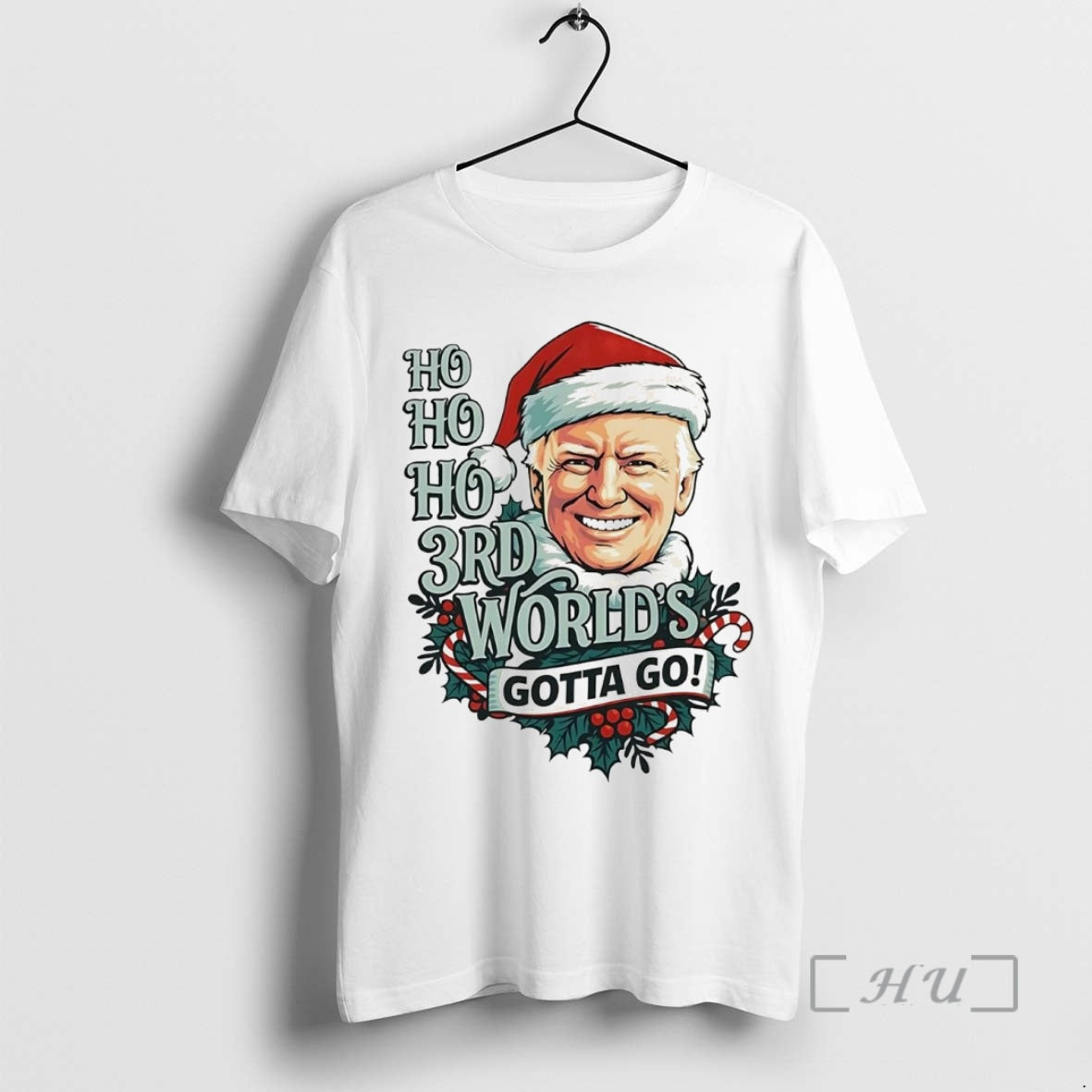 Officials Trump Ho Ho Ho 3rd Worlds Gotta Go Christmas T-Shirts, Hoodie, Sweatshirt | DripVista.com