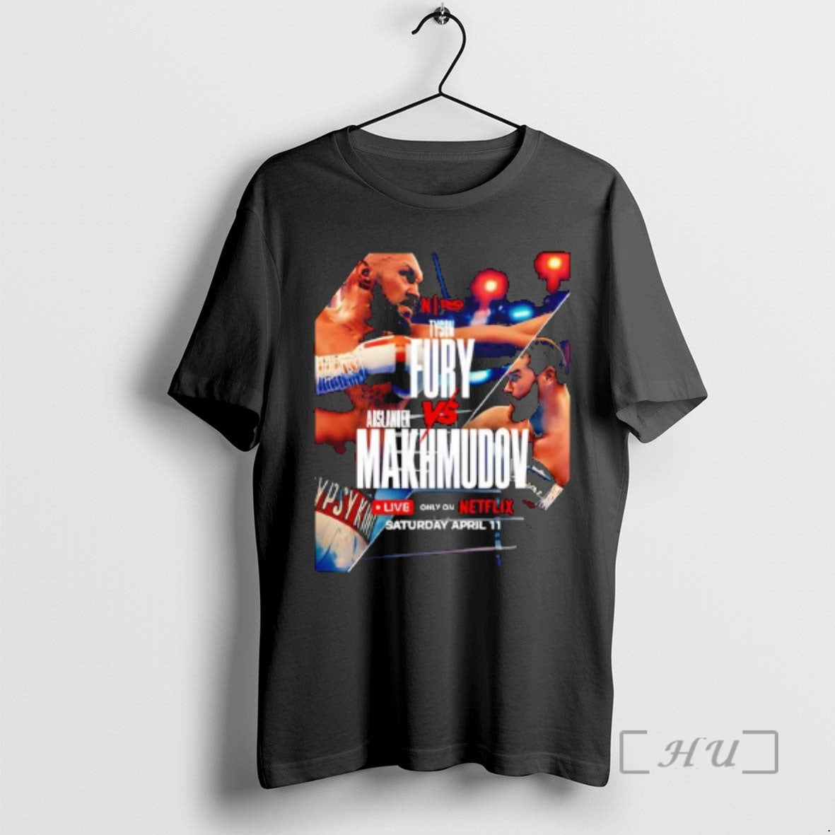 Officials Tyson Fury Vs Arslanbek Makhmudov On April 11 2026 T-Shirts, Hoodie, Sweatshirt | DripVista.com