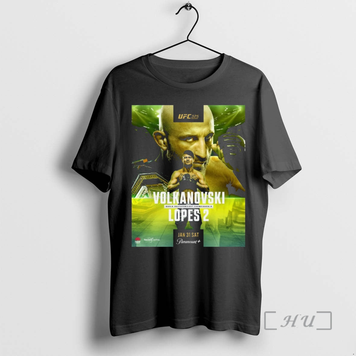 Officials Ufc 325 Volkanovski World Featherweight Championship Lopes 2 Mocom Jan 31 Sat 2025 Premium T-Shirts, Hoodie,...