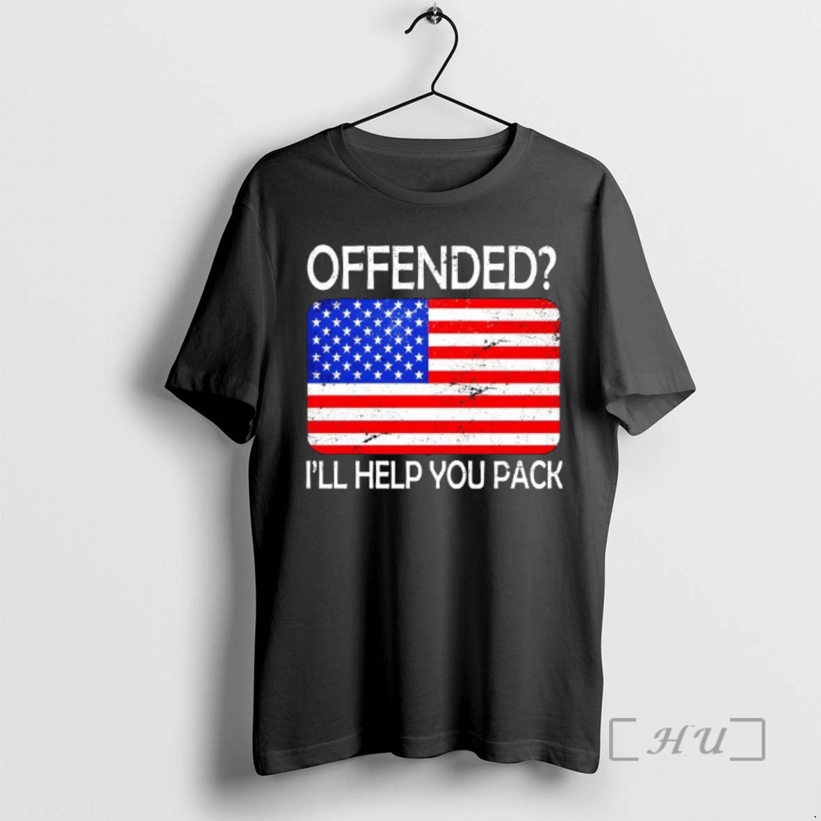 Officials Usa Offended Ill Help You Pack Flag T-Shirts, Hoodie, Sweatshirt | DripVista.com