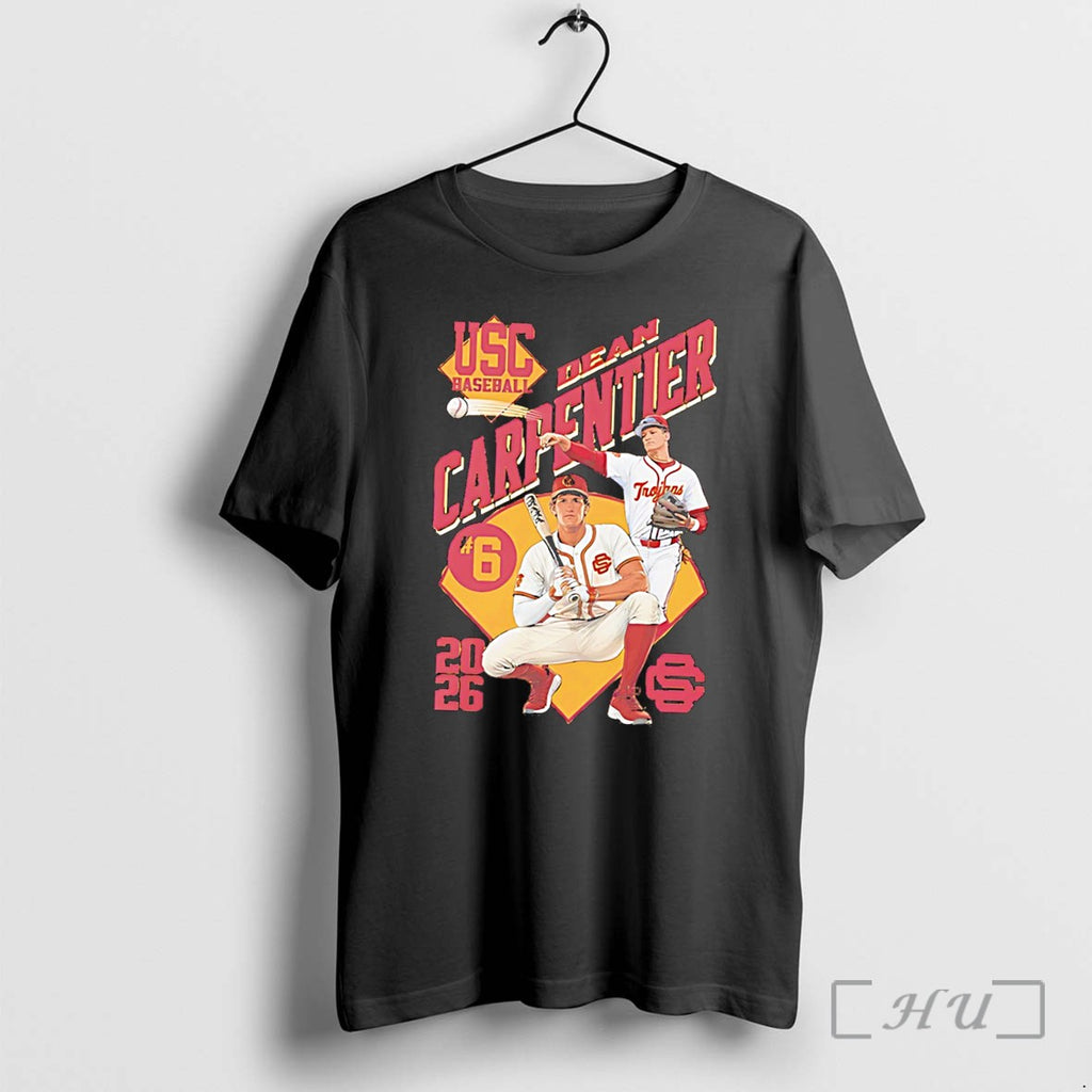 Officials Usc Trojans Dean Carpentier Posing Vintage Tee