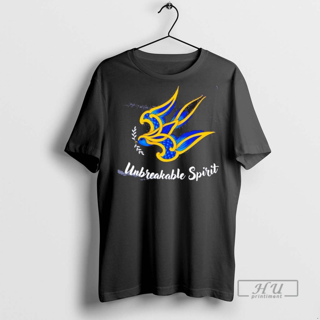Officials Ukraine Unbreakable Spirit T Shirts Sweatshirt Hoodies