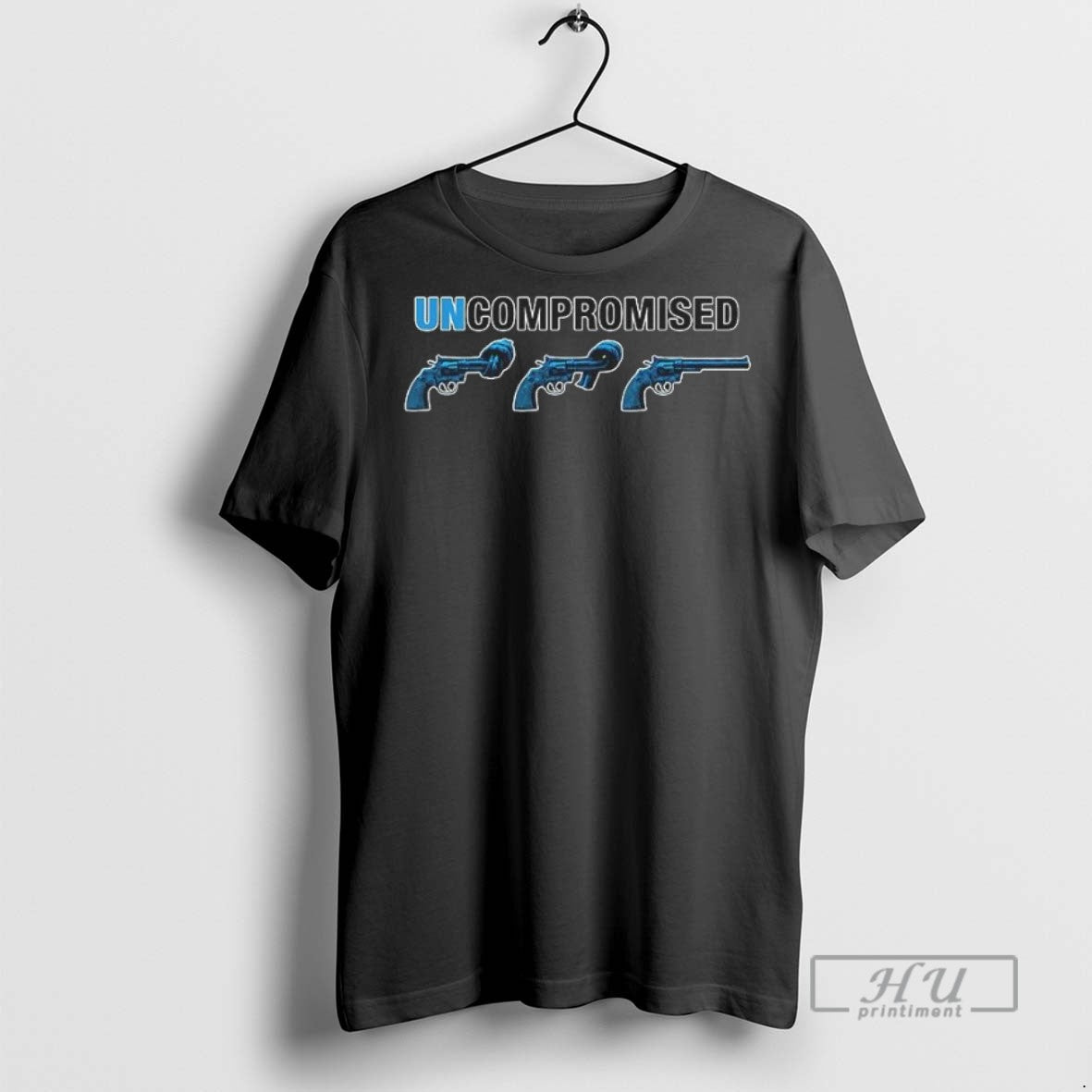 Officials Uncompromised Three Blue Pistols T Shirt Sweatshirt Hoodies
