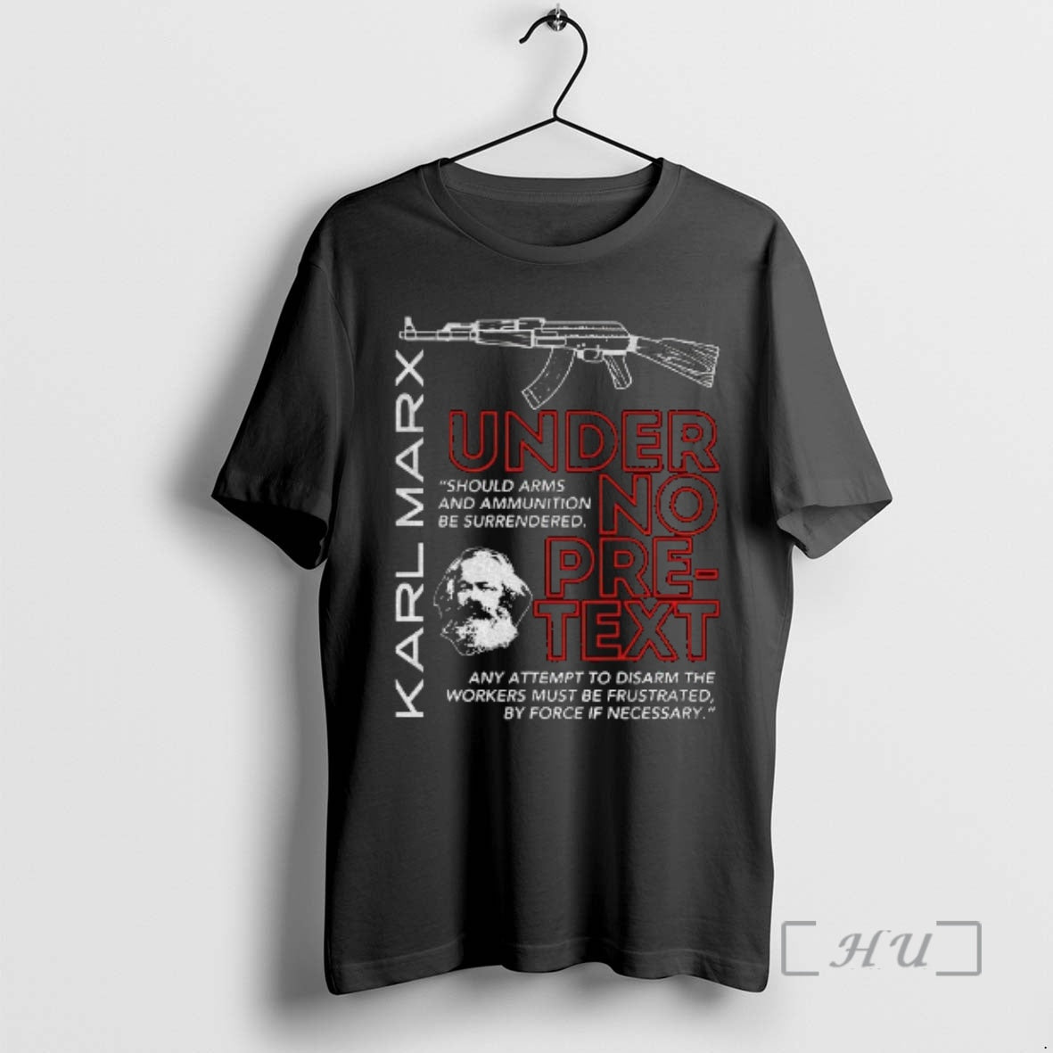 Officials Under No Pretext Karl Marx Armed Resistance Leftist Socialism T-Shirts, Hoodie, Sweatshirt | DripVista.com