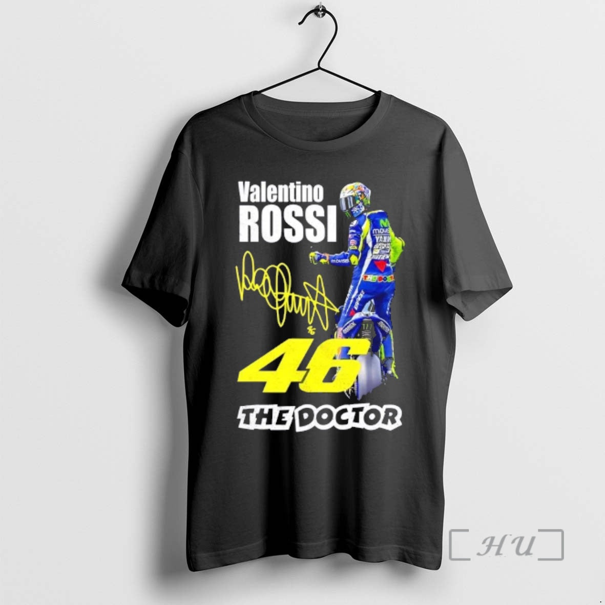 Officials Valentino Rossi 46 The Doctor Signature T-Shirts, Hoodie, Sweatshirt | DripVista.com